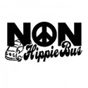 Sticker non hippie bus