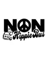 Pegatina NON HIPPIE BUS. Pegatinas para Camper y Autocaravana