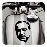 Pegatina EL PADRINO. Pegatinas freaks, pegatinas frikis.