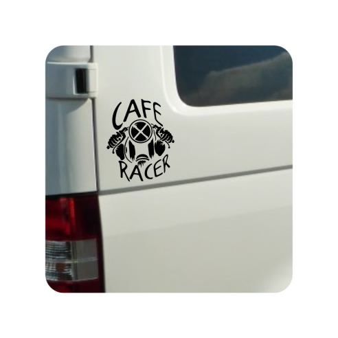 Sticker cafe racer