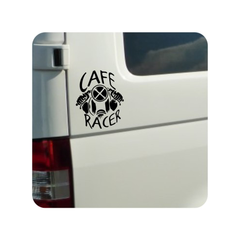 Sticker cafe racer