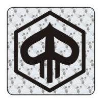 Pegatina PIAGGIO ALIEN. 2