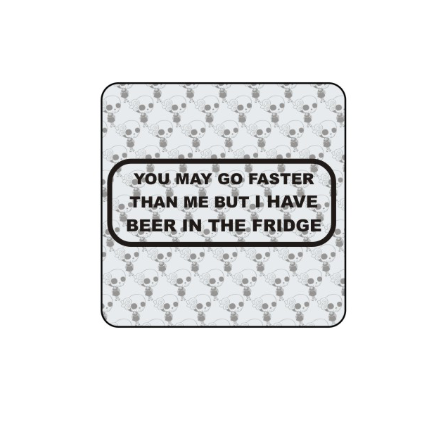 Sticker you may go faster