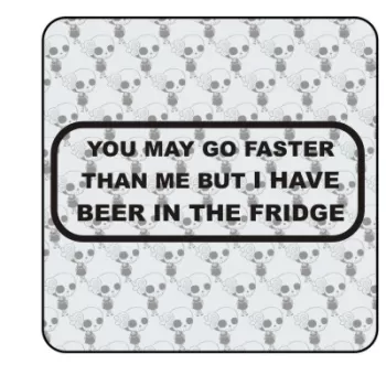 Sticker you may go faster