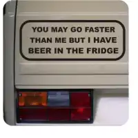 Sticker you may go faster