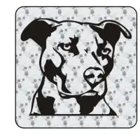 Aufkleber pitbull - american sttaford Aufkleber 2
