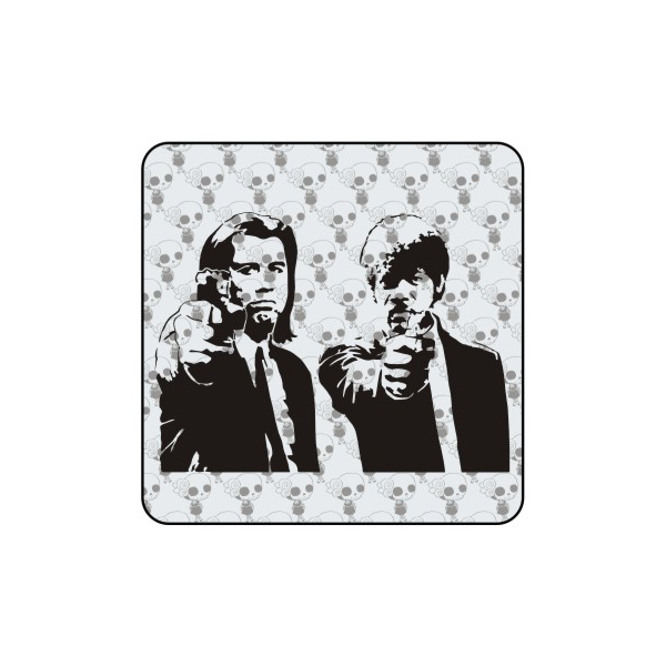 Pegatina PULP FICTION. Pegatinas freaks, pegatinas frikis.