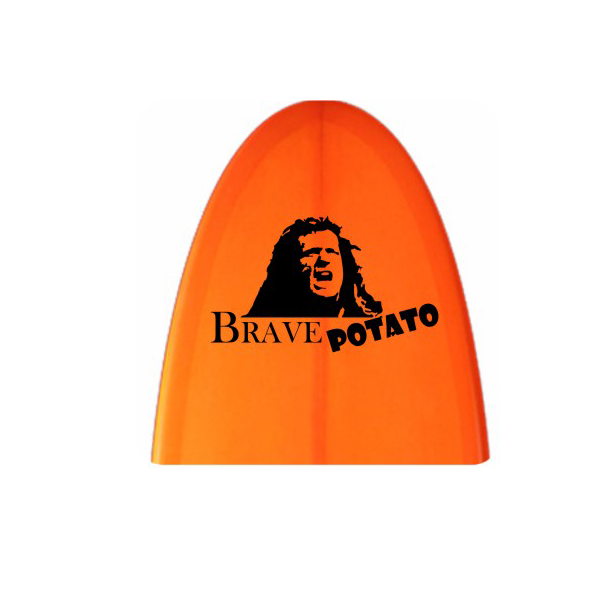BRAVE POTATO Aufkleber