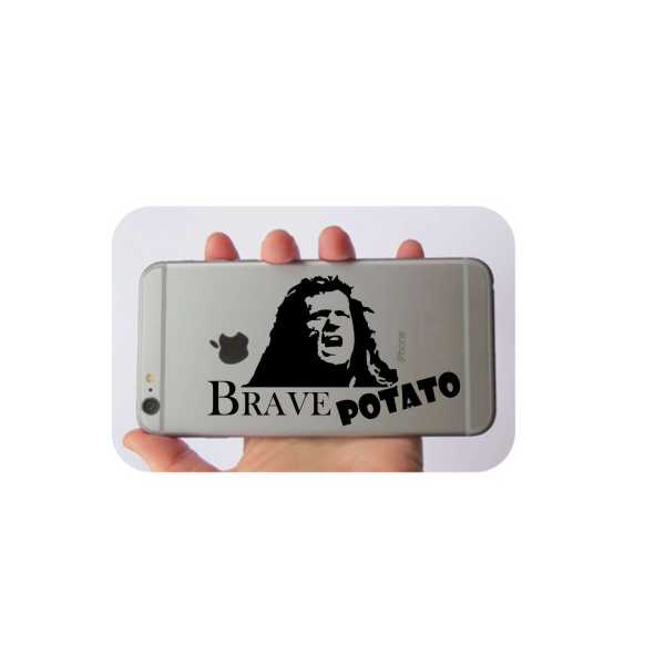 BRAVE POTATO Aufkleber