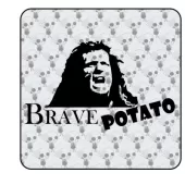 Sticker Brave Potato 2