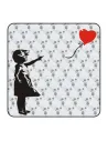 Banksy mädchen ballon Aufkleber