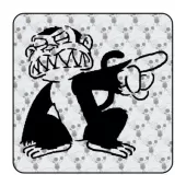Sticker Mono Malvado 2