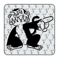 Sticker Mono Malvado 2