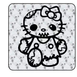 Autocollant Kitty Zombie 2