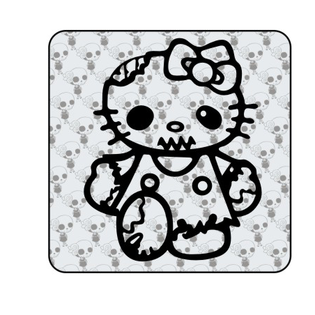 Sticker Kitty Zombie