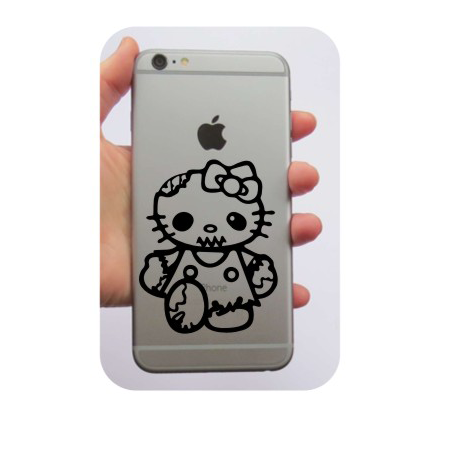 Sticker Kitty Zombie