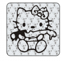 Sticker Kitty Zombie