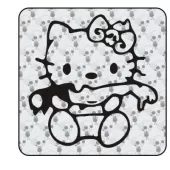 Sticker Kitty Zombie 2