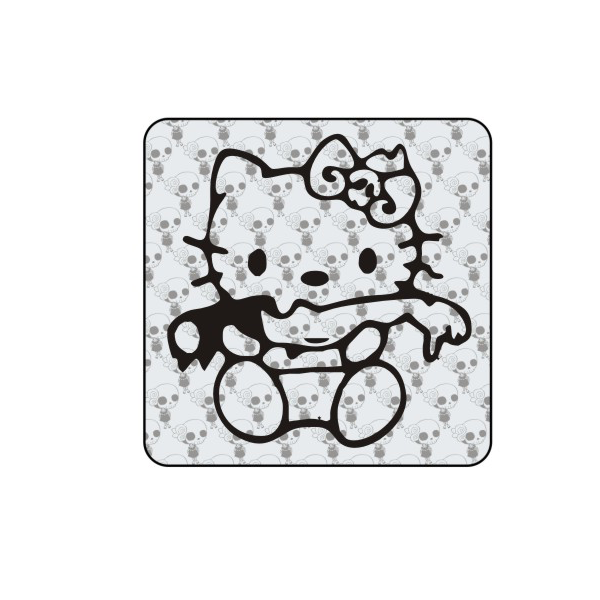 Autocollant Kitty Zombie