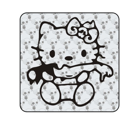 KITTY ZOMBIE Aufkleber