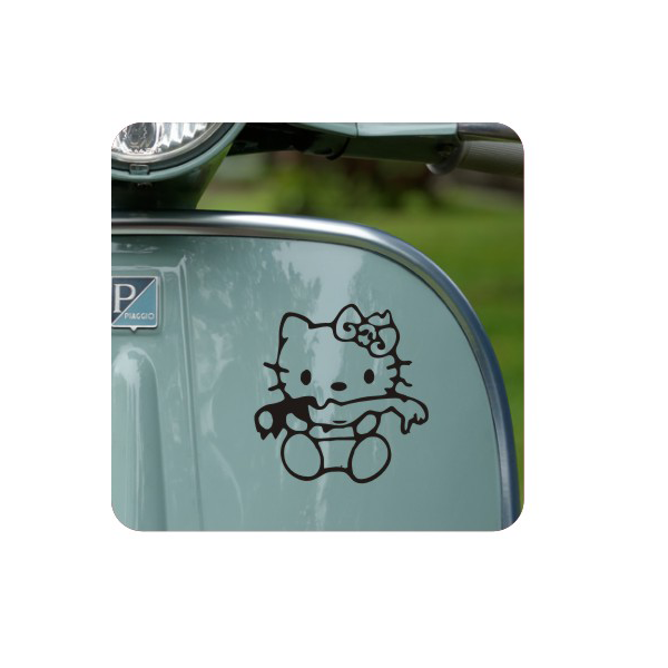 Autocollant Kitty Zombie