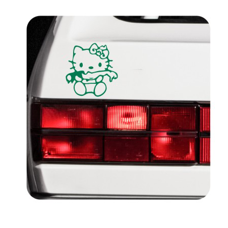 KITTY ZOMBIE Aufkleber