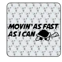 MOVING AS FAST I CAN Aufkleber 2