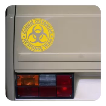 Sticker Zombie Outbreak Response Team