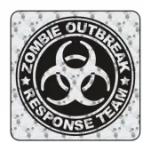 Pegatina ZOMBIE OUTBREAK RESPONSE TEAM. Pegatinas freaks, pegatinas frikis. 2