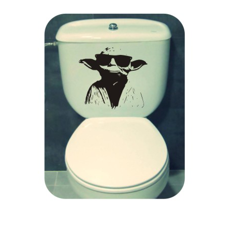 Pegatina YODA. Pegatinas freaks, pegatinas frikis.