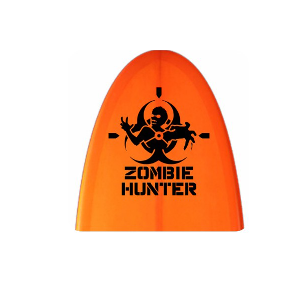 Pegatina ZOMBIE HUNTER. Pegatinas freaks, pegatinas frikis.