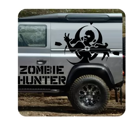 Autocollant Zombie Hunter