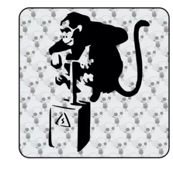 Sticker Monkey tnt