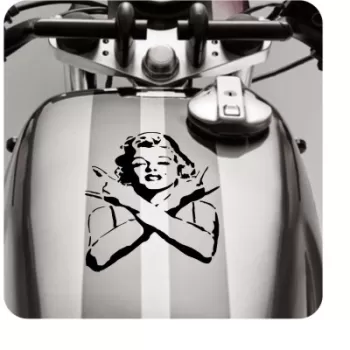 Autocollant marilyn