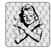 Autocollant marilyn 2