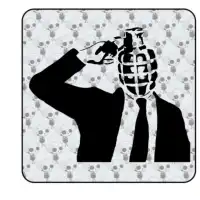 Pegatina GRANADA. Pegatinas freaks, pegatinas frikis. 2