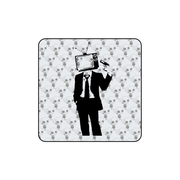 TV HEAD Aufkleber