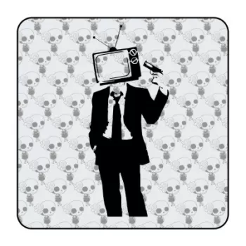 TV HEAD Aufkleber