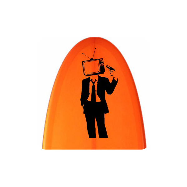 TV HEAD Aufkleber