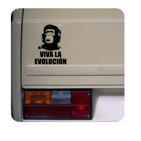 Autocollant Viva la evolucion