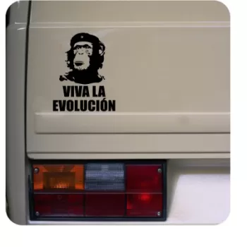 Autocollant Viva la evolucion