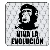 Pegatina VIVA LA EVOLUCION. Pegatinas freaks, pegatinas frikis. 2