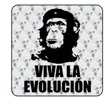 Autocollant Viva la evolucion