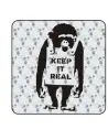 Pegatina KEEP IT REAL. Pegatinas freaks, pegatinas frikis.