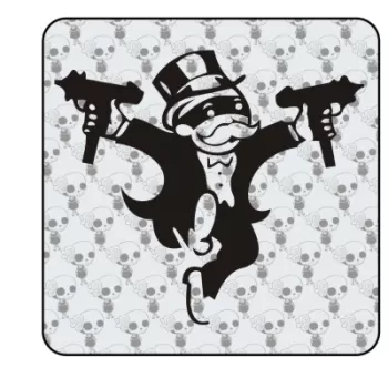 MONOPOLY Aufkleber