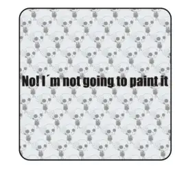 Autocollant I m not going to paint it 2