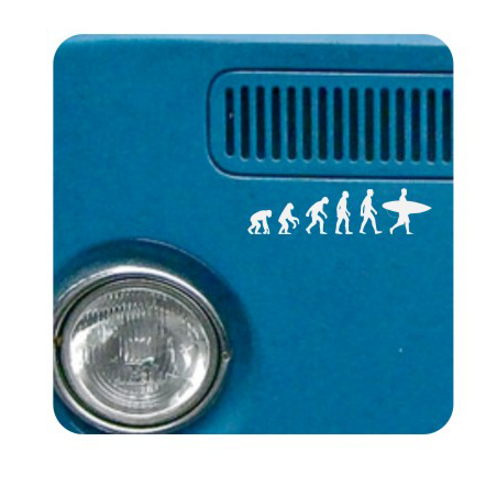 Sticker evolucion surf