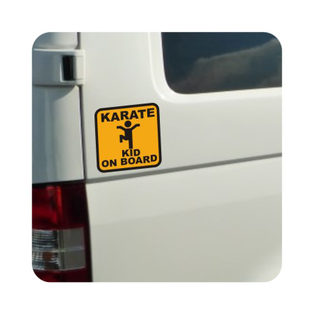 Autocollant Karate Kid On Board