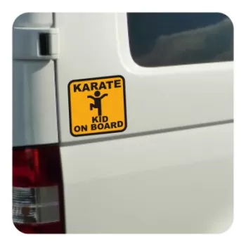 KARATE KID ON BOARD Aufkleber