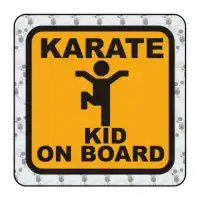 Autocollant Karate Kid On Board 2